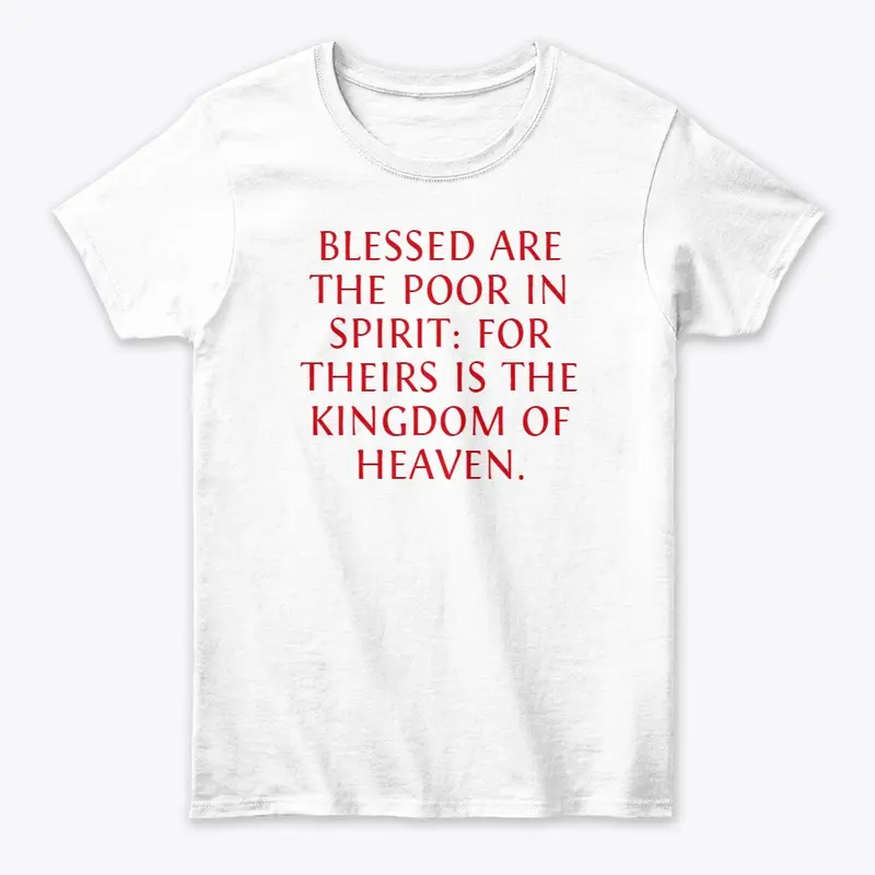 Blessed Are the Poor in Spirit